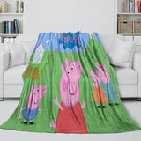 Laden Sie das Bild in den Galerie-Viewer, Peppa Pig Blanket Flannel Throw Room Decoration