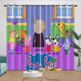 Carica l'immagine nel visualizzatore Galleria, Peppa Pig Curtains Pattern Blackout Window Drapes