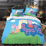 Load image into Gallery viewer, Peppa Pig Duvet Cover Pattern Bedding Set Without Filler