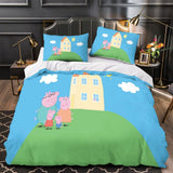 Load image into Gallery viewer, Peppa Pig Duvet Cover Pattern Bedding Set Without Filler