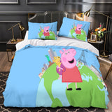 Load image into Gallery viewer, Peppa Pig Duvet Cover Pattern Bedding Set Without Filler