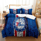 Carica l&#39;immagine nel visualizzatore Galleria, Philadelphia 76ers Bedding Set Duvet Cover Without Filler