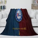 Laden Sie das Bild in den Galerie-Viewer, Philadelphia 76ers Decke, Flanell-Fleece, Überwurf, Raumdekoration