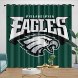 Laden Sie das Bild in den Galerie-Viewer, Philadelphia Eagles Curtains Blackout Window Drapes Kids Room Decoration