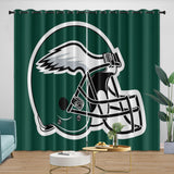 Laden Sie das Bild in den Galerie-Viewer, Philadelphia Eagles Curtains Blackout Window Drapes Kids Room Decoration