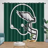 Laden Sie das Bild in den Galerie-Viewer, Philadelphia Eagles Curtains Blackout Window Drapes Kids Room Decoration