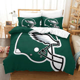 Laden Sie das Bild in den Galerie-Viewer, Philadelphia Eagles Duvet Cover Kids Bedding Set Without Filler