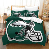 Laden Sie das Bild in den Galerie-Viewer, Philadelphia Eagles Duvet Cover Kids Bedding Set Without Filler