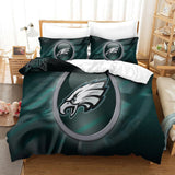 Laden Sie das Bild in den Galerie-Viewer, Philadelphia Eagles Duvet Cover Kids Bedding Set Without Filler
