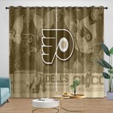 Laden Sie das Bild in den Galerie-Viewer, Philadelphia Flyers Curtains Blackout Window Drapes Room Decoration