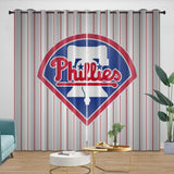 Load image into Gallery viewer, Philadelphia Phillies Curtains Blackout Window Drapes Room Decoration