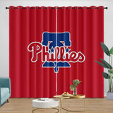 Load image into Gallery viewer, Philadelphia Phillies Curtains Blackout Window Drapes Room Decoration