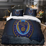Carica l&#39;immagine nel visualizzatore Galleria, Philadelphia Union Bedding Set Duvet Cover Without Filler