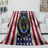 Laden Sie das Bild in den Galerie-Viewer, Philadelphia Union Decke Flanell Fleece Überwurf Raumdekoration