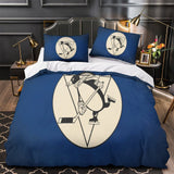 Laden Sie das Bild in den Galerie-Viewer, Pittsburgh Penguins Bedding Set Quilt Duvet Cover Without Filler