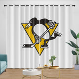 Laden Sie das Bild in den Galerie-Viewer, Pittsburgh Penguins Curtains Blackout Window Drapes Room Decoration
