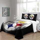 Carica l&#39;immagine nel visualizzatore Galleria, Pittsburgh Steelers Bedding Set Duvet Cover Without Filler
