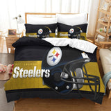 Carica l&#39;immagine nel visualizzatore Galleria, Pittsburgh Steelers Bedding Set Duvet Cover Without Filler