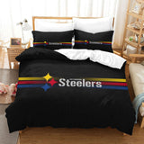 Carica l&#39;immagine nel visualizzatore Galleria, Pittsburgh Steelers Bedding Set Duvet Cover Without Filler