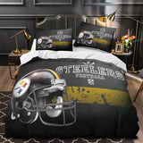 Carica l&#39;immagine nel visualizzatore Galleria, Pittsburgh Steelers Bedding Set Duvet Cover Without Filler
