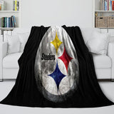 Carica l&#39;immagine nel visualizzatore Galleria, Pittsburgh Steelers Blanket Flannel Fleece Throw Room Decoration