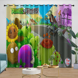 Laden Sie das Bild in den Galerie-Viewer, Plants vs Zombies Curtains Blackout Window Drapes Room Decoration