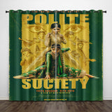 Load image into Gallery viewer, Polite Society Curtains Blackout Window Drapes Decoration