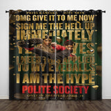 Load image into Gallery viewer, Polite Society Curtains Blackout Window Drapes Decoration