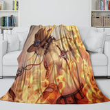 Charger l'image dans la visionneuse de la galerie, Portgas D. Ace Blanket Flannel Throw Kids Room Decoration