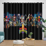 Load image into Gallery viewer, Power Rangers Curtains Blackout Window Drapes Room Decoration