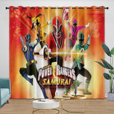 Load image into Gallery viewer, Power Rangers Curtains Blackout Window Drapes Room Decoration
