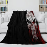 Laden Sie das Bild in den Galerie-Viewer, Punisher Blanket Pattern Flannel Kids Room Throw
