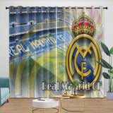 Load image into Gallery viewer, Real Madrid C.F Curtains Blackout Window Drapes Kids Room Decoration