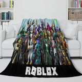 Charger l&#39;image dans la visionneuse de la galerie, Roblox Pattern Blanket Flannel Throw Room Decoration