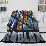 Charger l&#39;image dans la visionneuse de la galerie, Roblox Pattern Blanket Flannel Throw Room Decoration