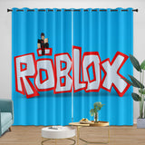 Laden Sie das Bild in den Galerie-Viewer, Roblox Pattern Curtains Game Blackout Window Drapes