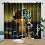 Laden Sie das Bild in den Galerie-Viewer, Roblox Pattern Curtains Game Blackout Window Drapes