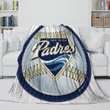 Charger l'image dans la visionneuse de la galerie, San Diego Padres Blanket Flannel Throw Room Decoration