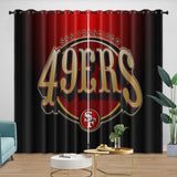 Load image into Gallery viewer, San Francisco 49ers Curtains Blackout Window Drapes Kids Room Decoration