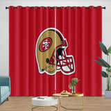 Load image into Gallery viewer, San Francisco 49ers Curtains Blackout Window Drapes Kids Room Decoration