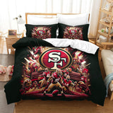Load image into Gallery viewer, San Francisco 49ers Duvet Cover Kids Bedding Set Without Filler