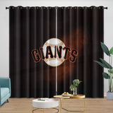 Load image into Gallery viewer, San Francisco Giants Curtains Blackout Window Drapes Room Decoration