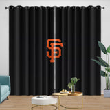 Load image into Gallery viewer, San Francisco Giants Curtains Blackout Window Drapes Room Decoration