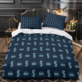 Load image into Gallery viewer, Seattle Kraken Bedding Set Quilt Duvet Cover Without Filler