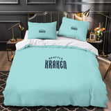 Load image into Gallery viewer, Seattle Kraken Bedding Set Quilt Duvet Cover Without Filler