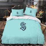 Load image into Gallery viewer, Seattle Kraken Bedding Set Quilt Duvet Cover Without Filler