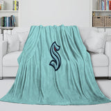 Load image into Gallery viewer, Seattle Kraken Blanket Flannel Throw Kids Room Decoration