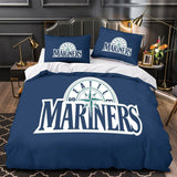 Load image into Gallery viewer, Seattle Mariners Bedding Set Quilt Cover Without Filler