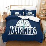 Load image into Gallery viewer, Seattle Mariners Bedding Set Quilt Cover Without Filler