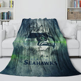 Laden Sie das Bild in den Galerie-Viewer, Seattle Seahawks Decke Flanell Fleece Überwurf Raumdekoration